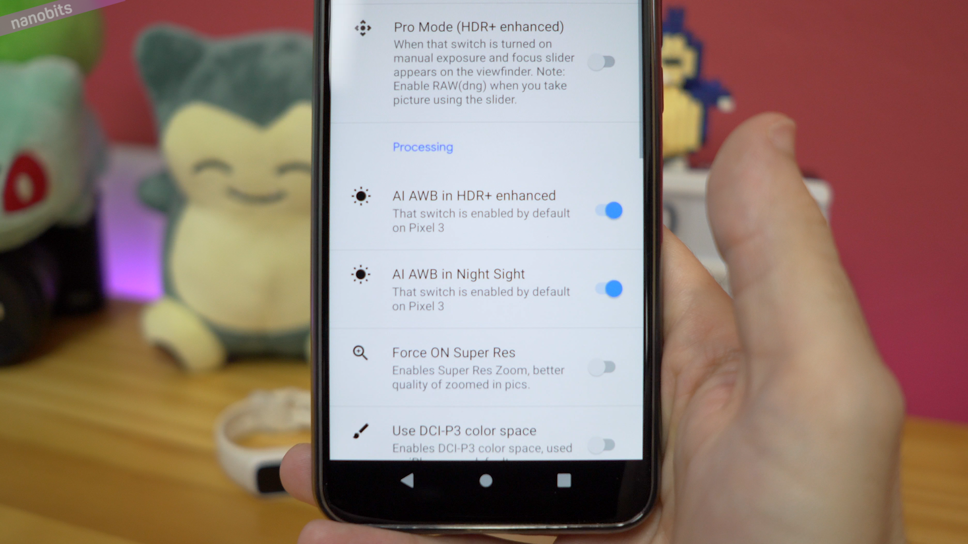 Configurações GCam Mutlilaser H