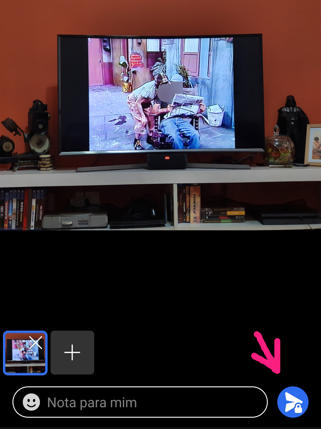 Signal como desfocar rostos em fotos