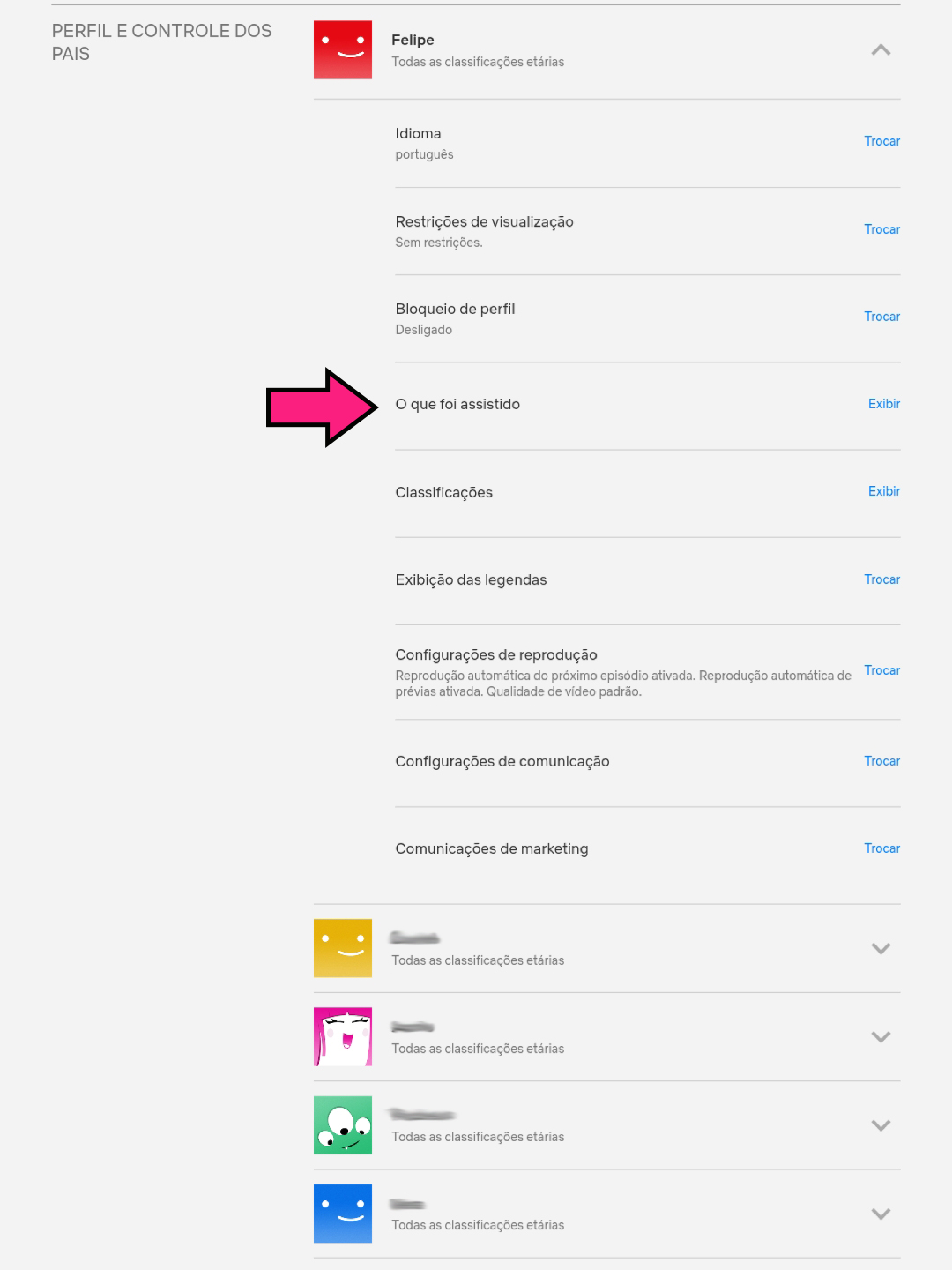 excluir histórico da netflix