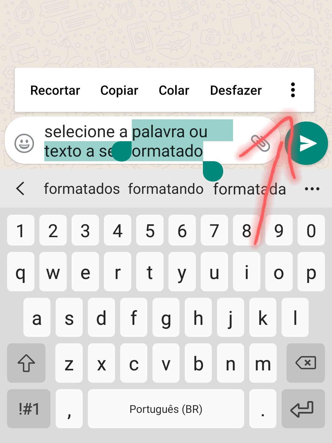 como escrever em negrito no whatsapp