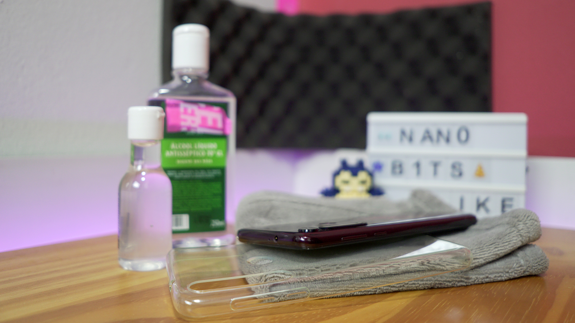 como higienizar seu celular