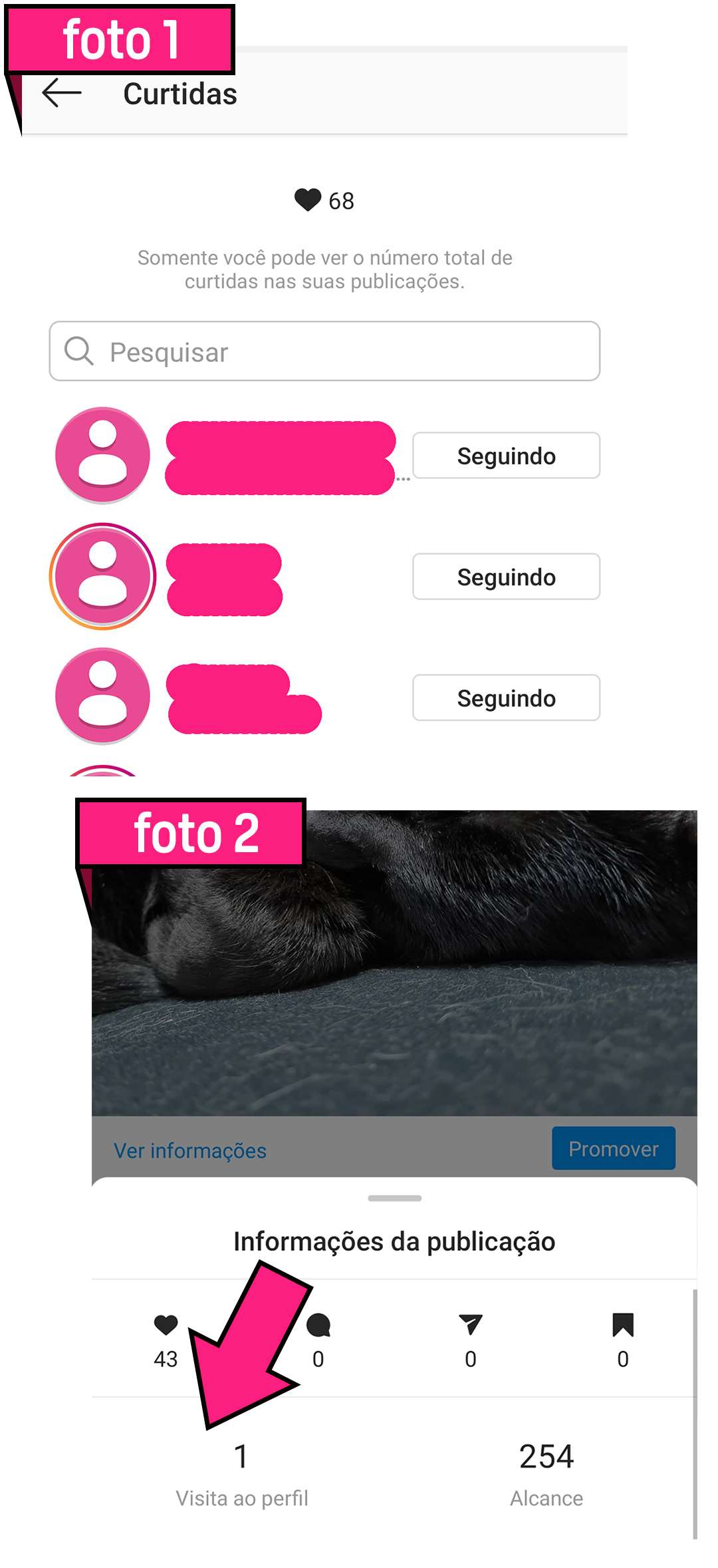 como ver curtidas no instagram