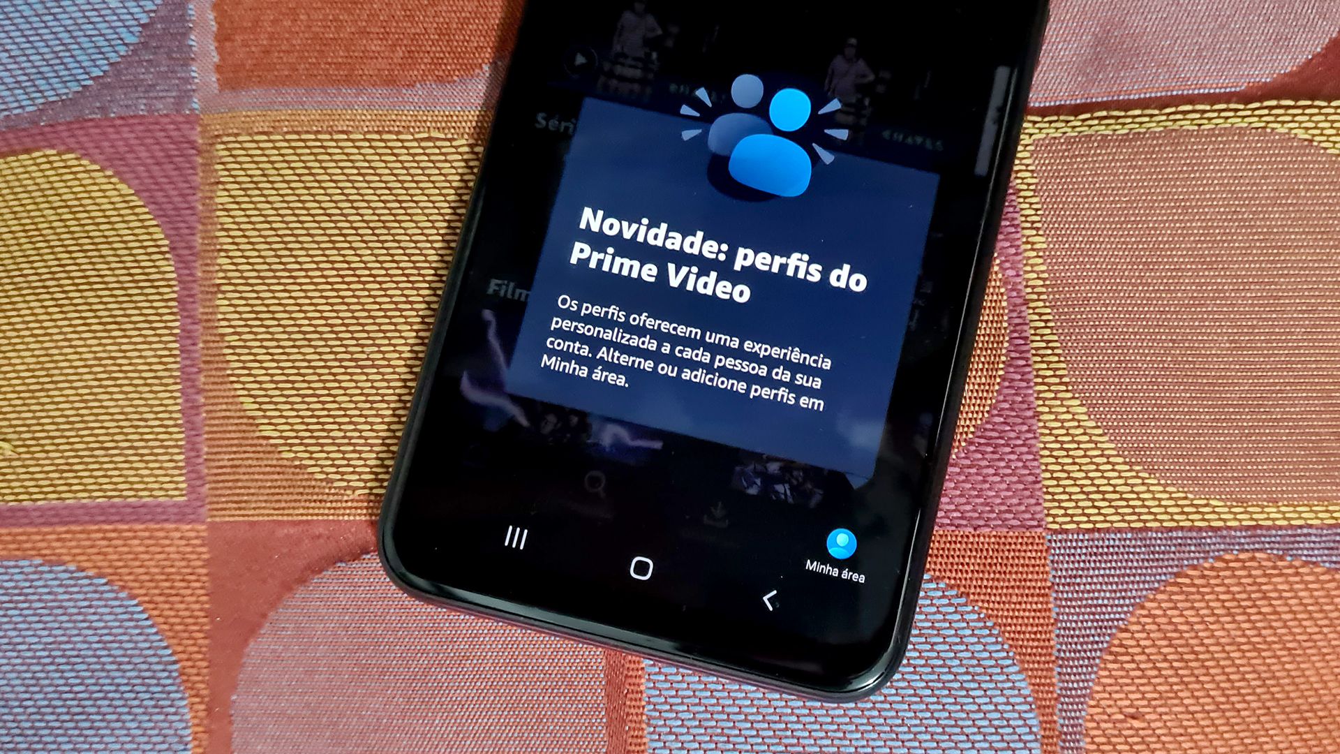 perfil no amazon prime video