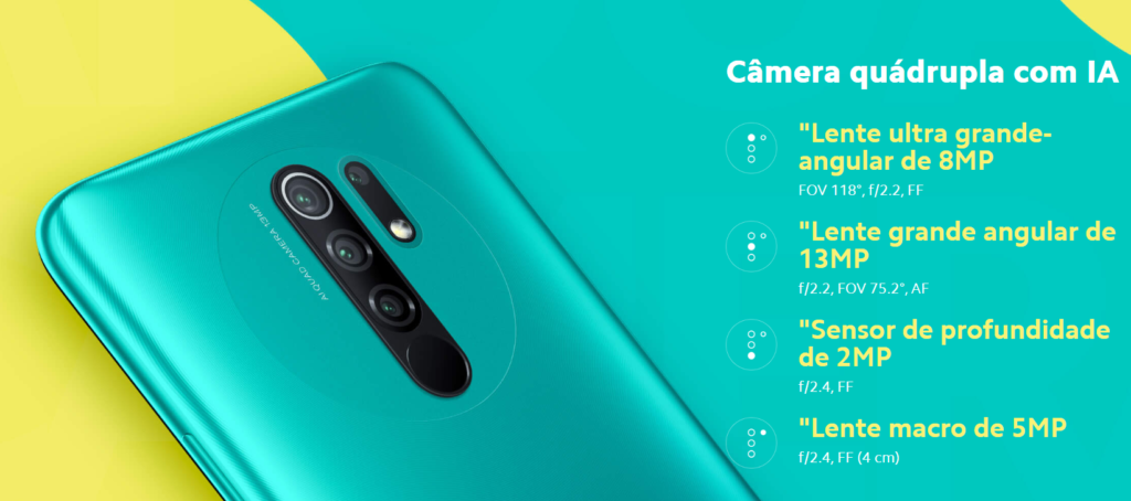 Redmi 9 câmeras