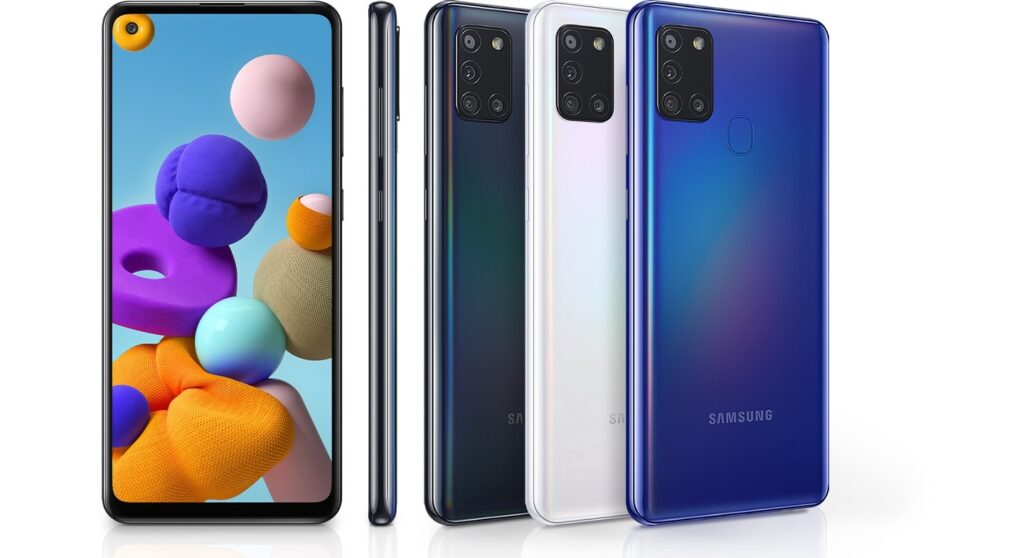Samsung Galaxy A21s design