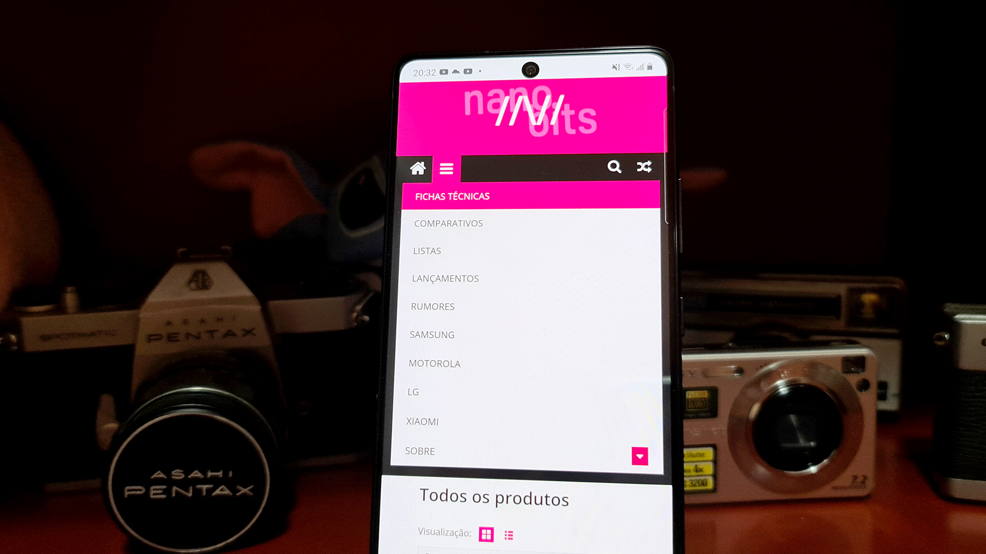 Novidade! Nanobits agora tem fichas técnicas dos celulares