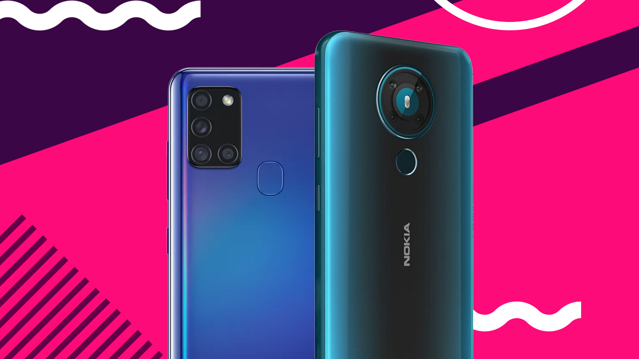 Nokia 5.3 vs Samsung Galaxy A21s: escolha o seu intermediário completão!