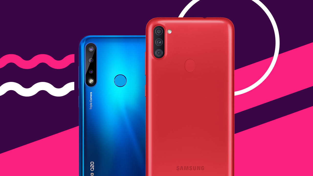 Positivo Q20 vs Samsung Galaxy A11: mais memória ou conjunto mais completo?