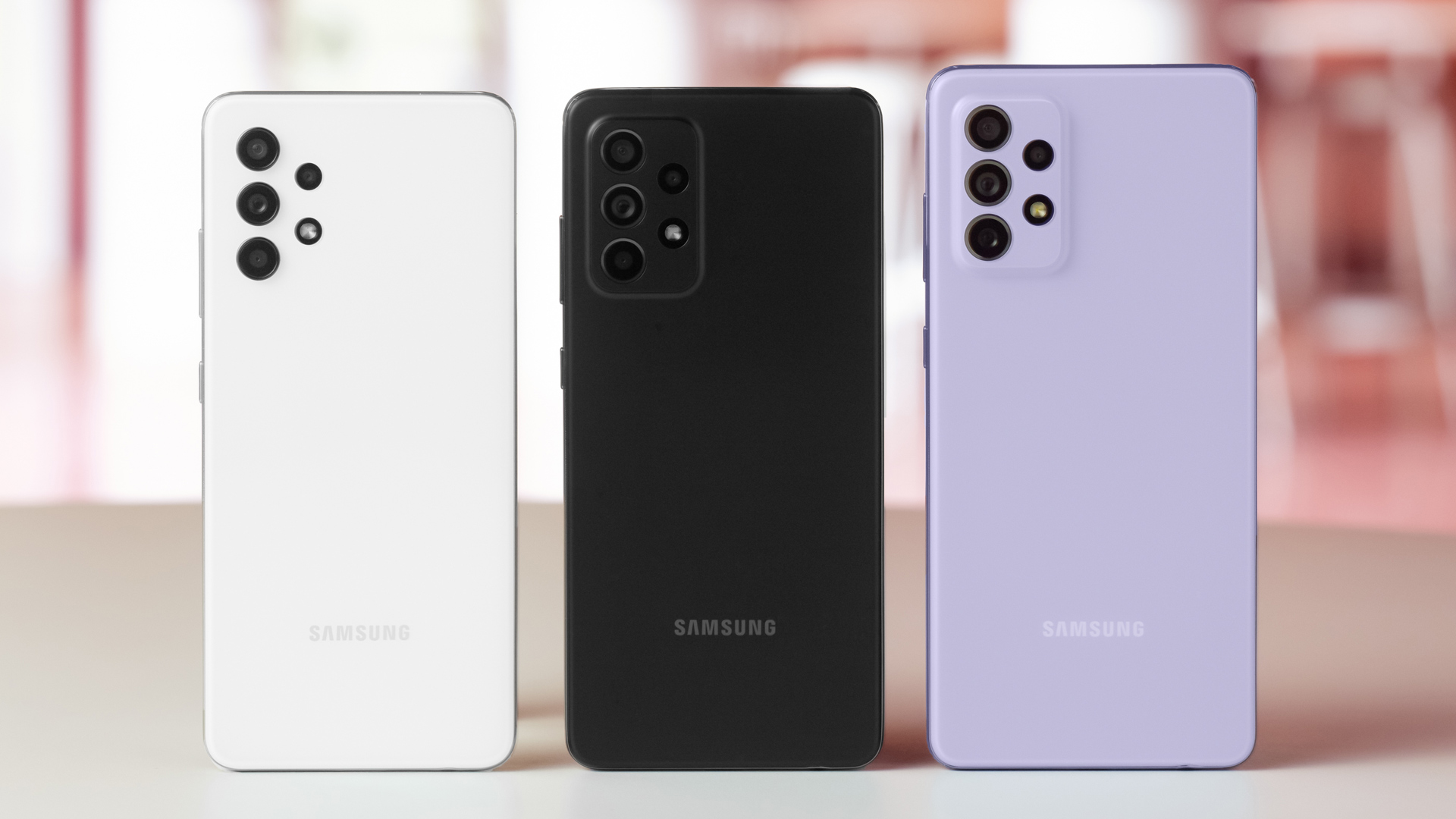 Samsung Galaxy A32, A52 e A72