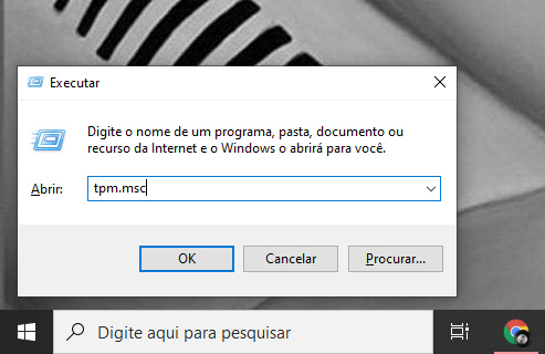Executar tpm.msc