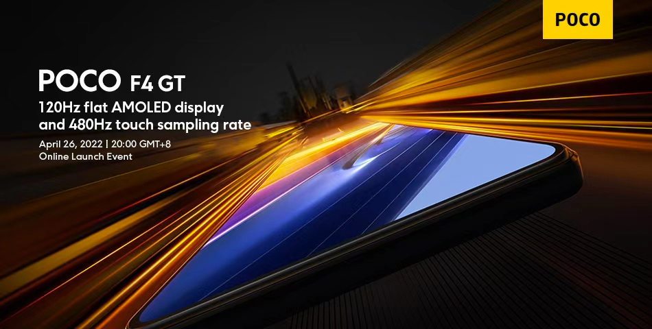POCO F4 GT tela AMOLED 120 Hz