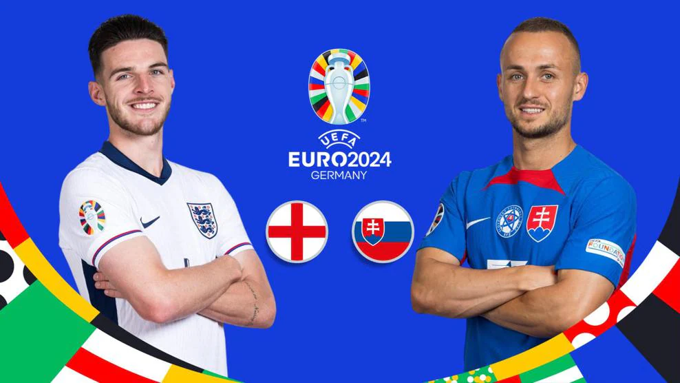 Inglaterra x Eslováquia (Imagem: Uefa)