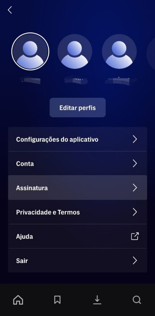 Cancelar assinatura no Max