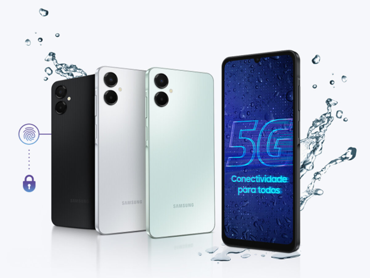 Samsung lança Galaxy A06 5G com longa durabilidade a preço
