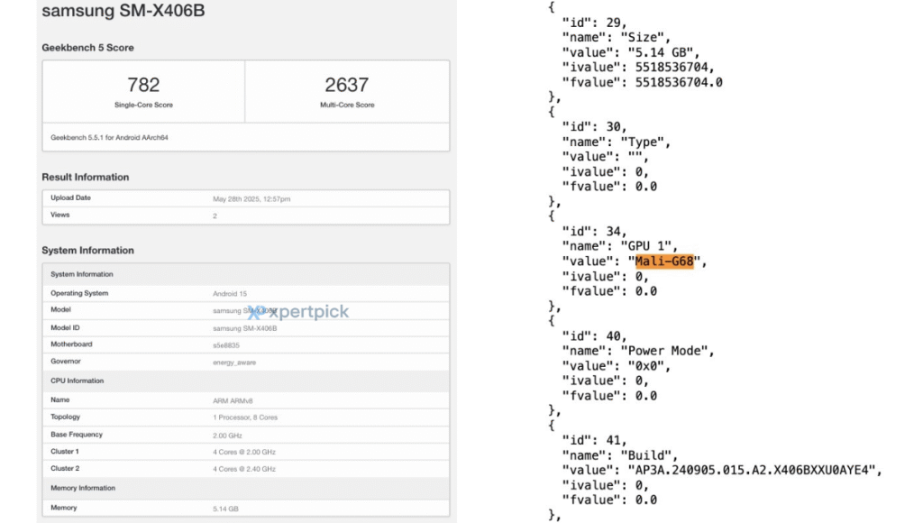SM-X406B no Geekbench, possivelmente um Galaxy S10 Lite
