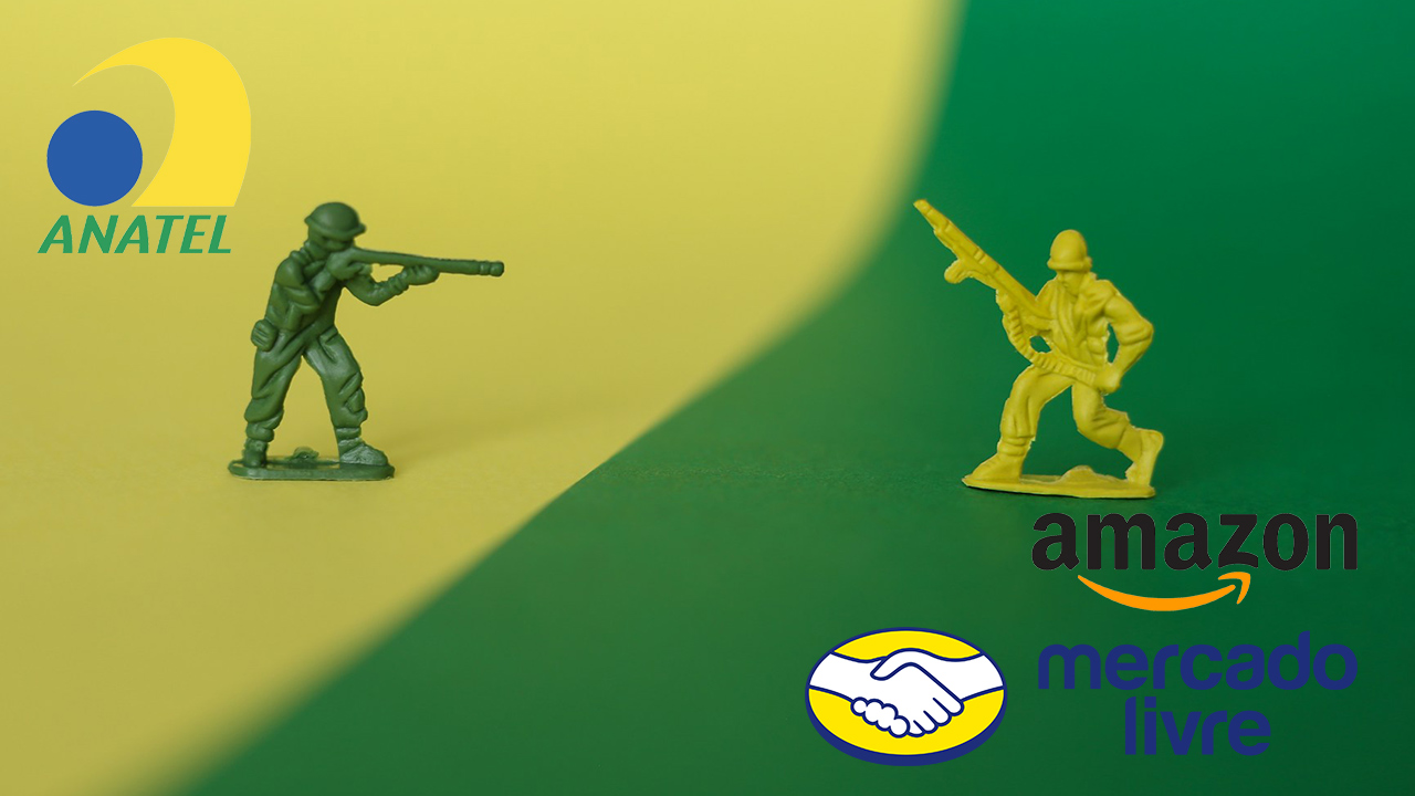 Anatel ameaça derrubar Amazon e Mercado Livre por venderem celulares ilegais