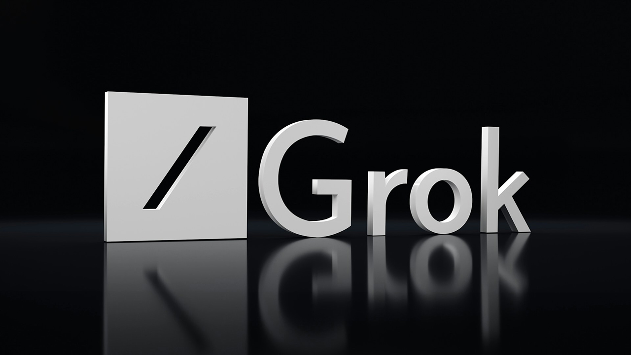 Logo da Grok AI, inteligência artificial generativa do X/Twitter