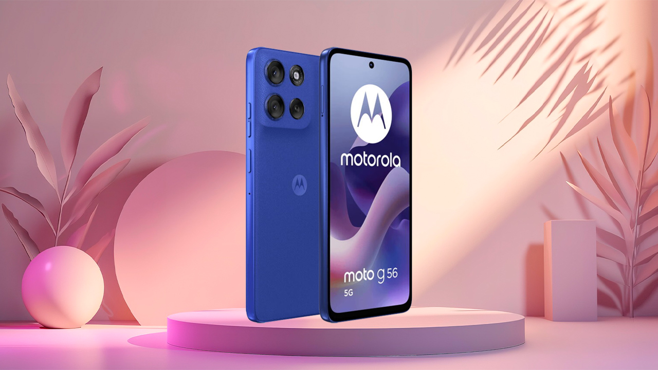 Moto G56 tem design e cores vazados em renderizações
