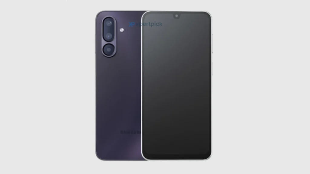 Suposto render do Galaxy M36