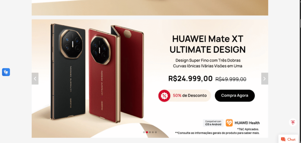 Imagem do Huawei Mate XT Ultimate Design à venda na Shopee