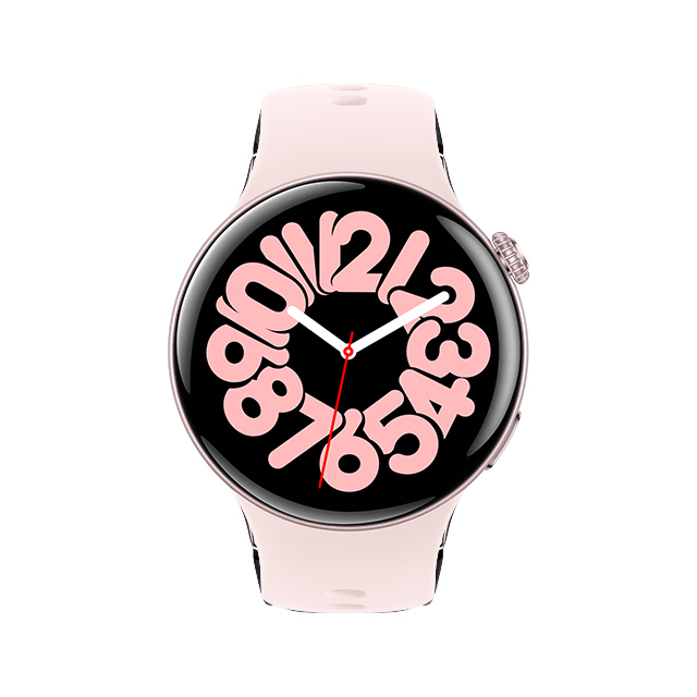 Vivo Watch 5 na cor rosa com caixa de alumínio