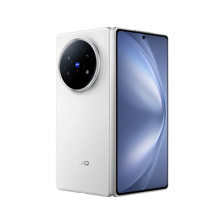 Vivo X Fold 5 ホワイト – 12/256GB (Newseal) Vivo X Fold 5 é lançado com a melhor proteção e maior bateria