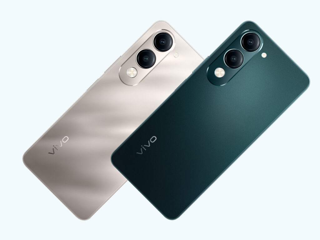 Vivo Y29T 5G nas duas cores: dourado e verde