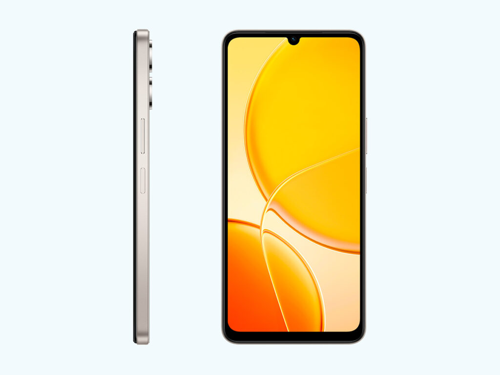 Vivo Y29T 5G na cor ouro