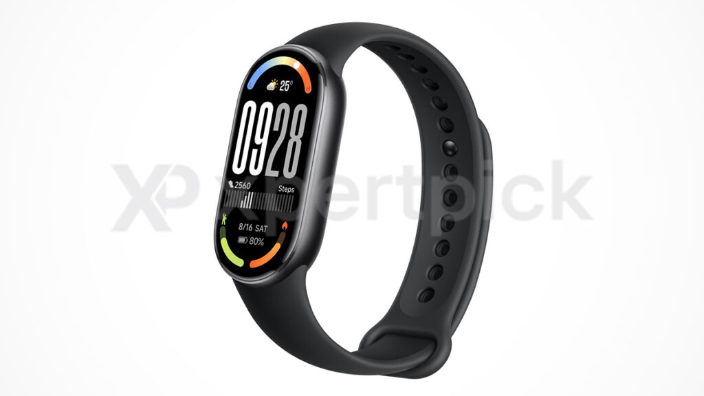Xiaomi Smart Band 10 com pulseira preta