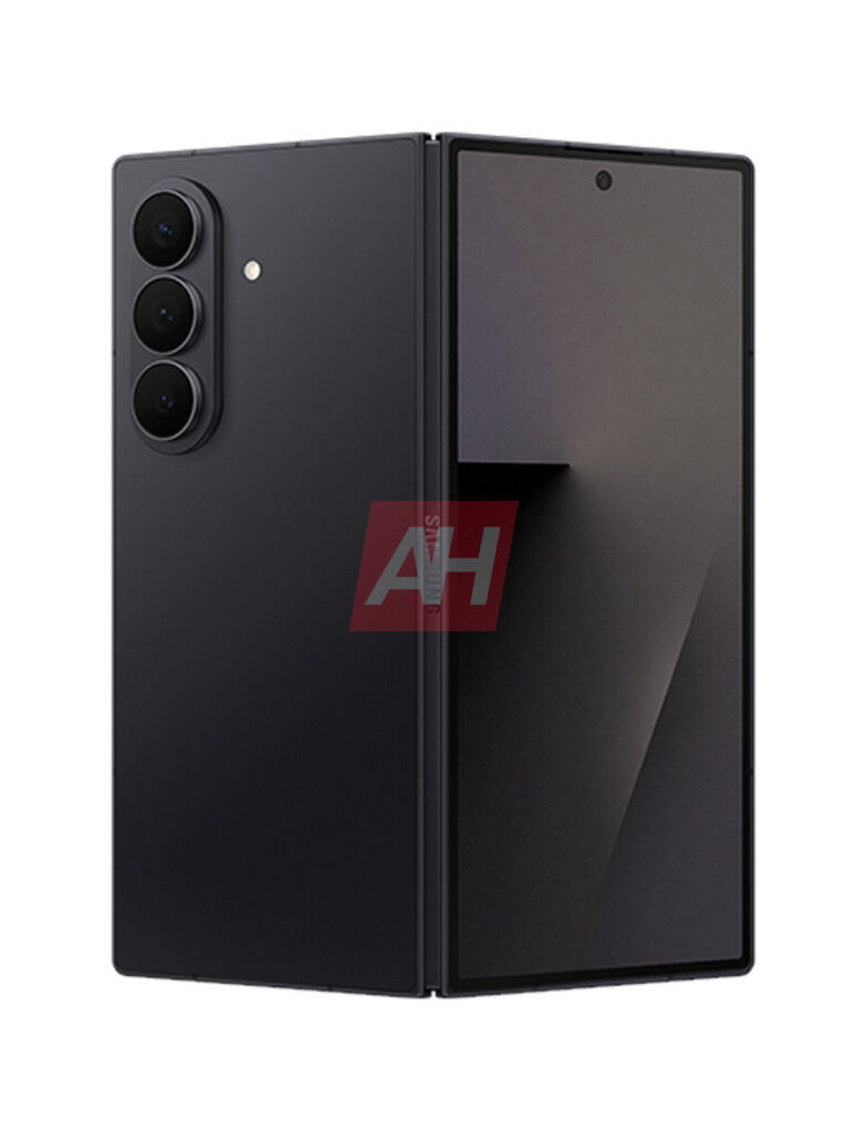 Traseira do Galaxy Z Fold 7 na cor preta