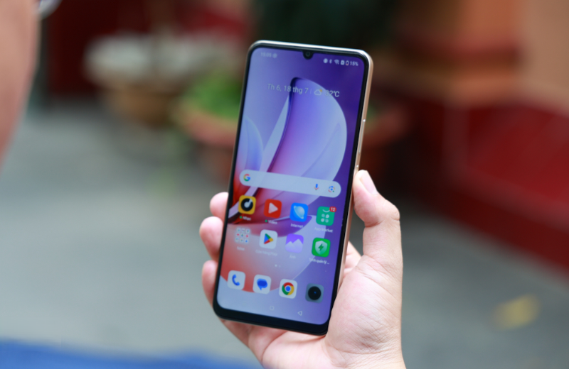 Tela inicial do Realme Note 70