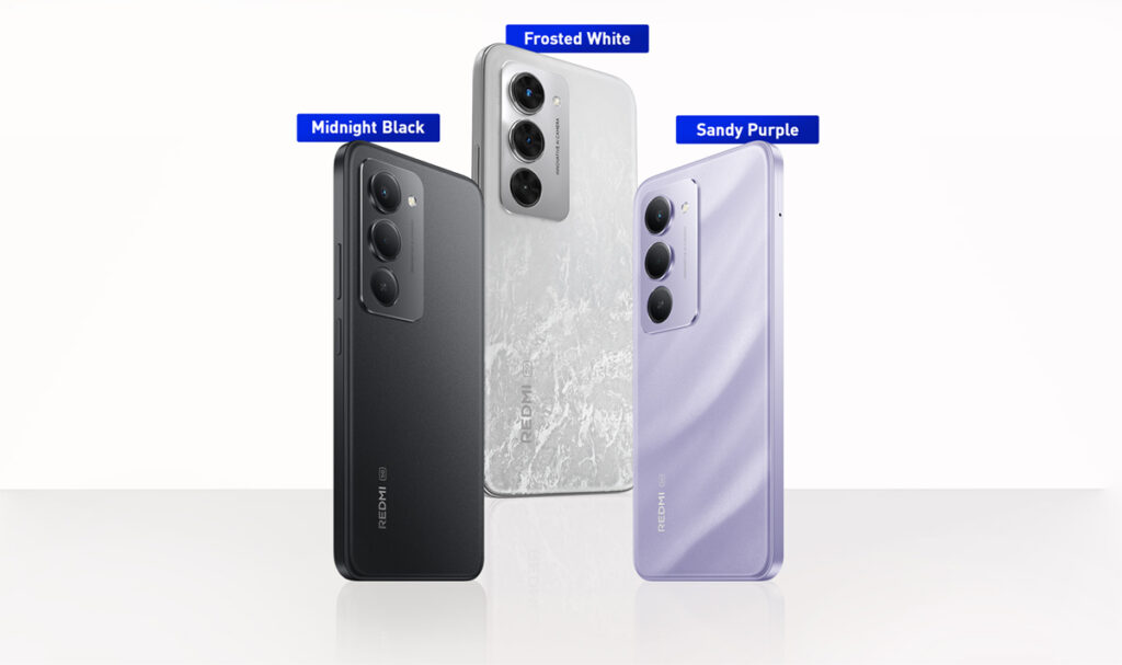 Redmi 15 5G será lançado nas cores preto, branco e roxo na Índia