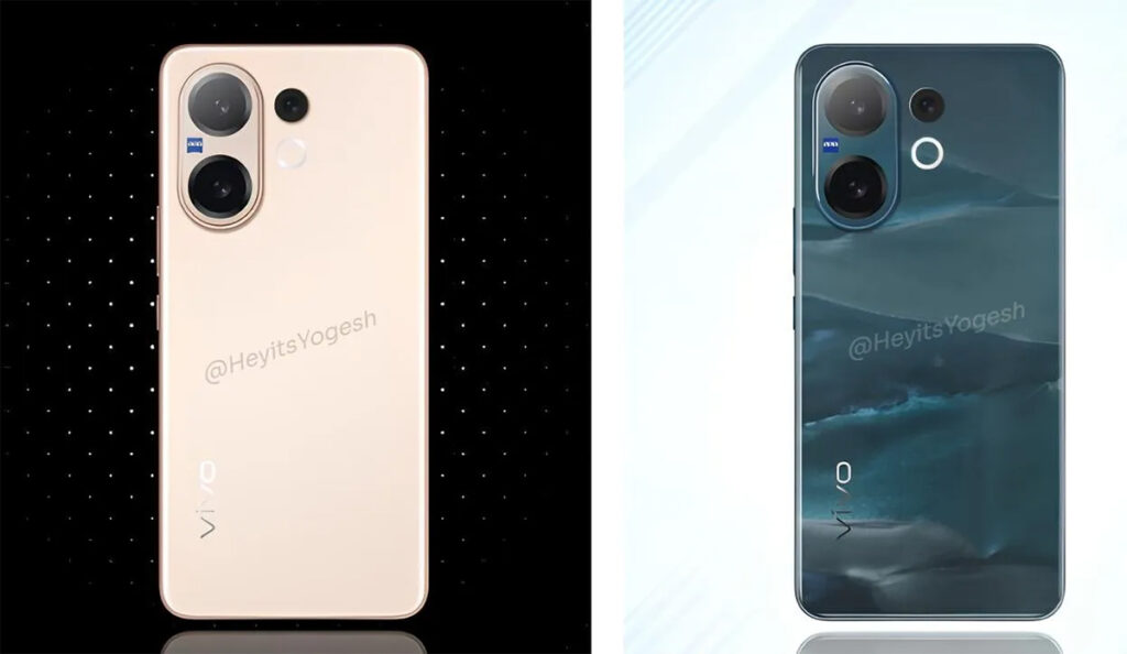 Supostas renderizações do Vivo V60 com visual descrito na matéria