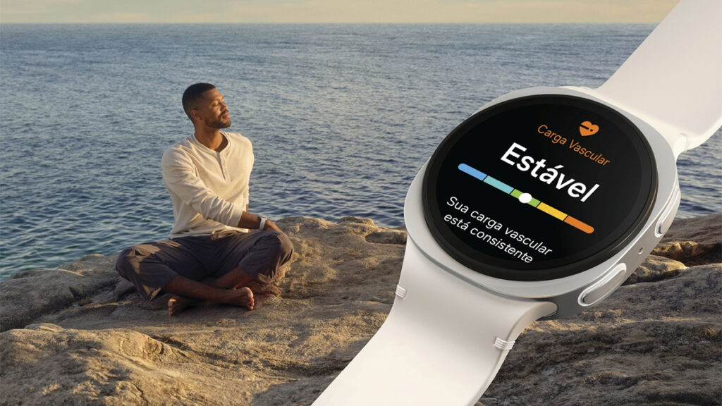 Galaxy Watch 8 monitora a carga vascular