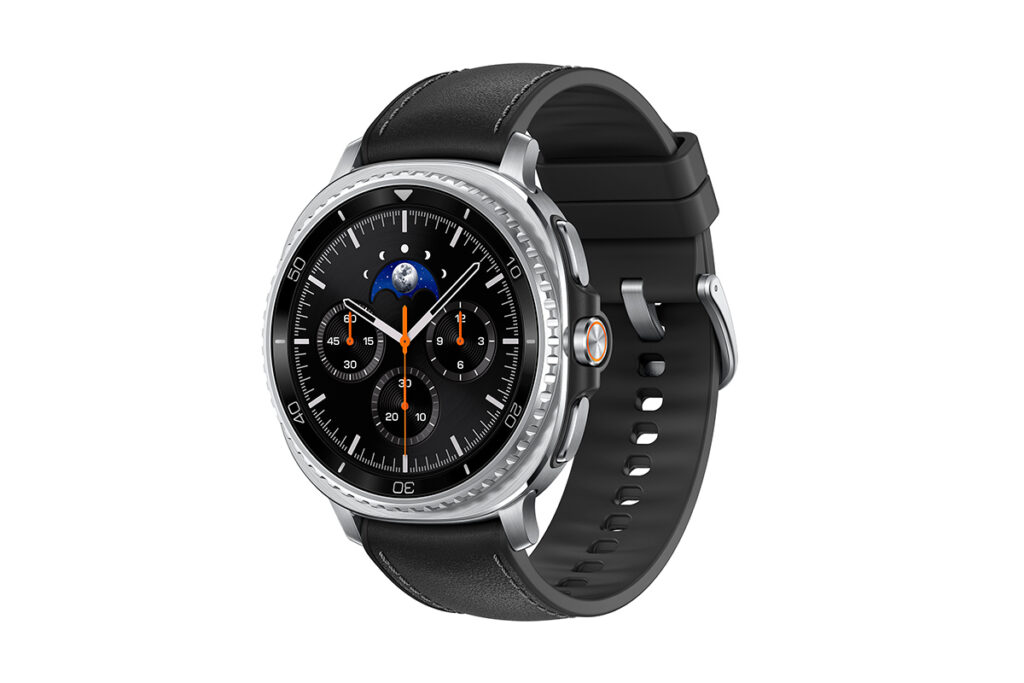 Galaxy Watch 8 Classic preto virado para a direita