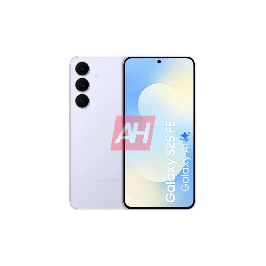 Suposto Galaxy S25 FE azul claro