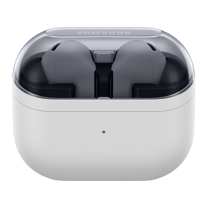 Galaxy Buds 3 FE na cor cinza