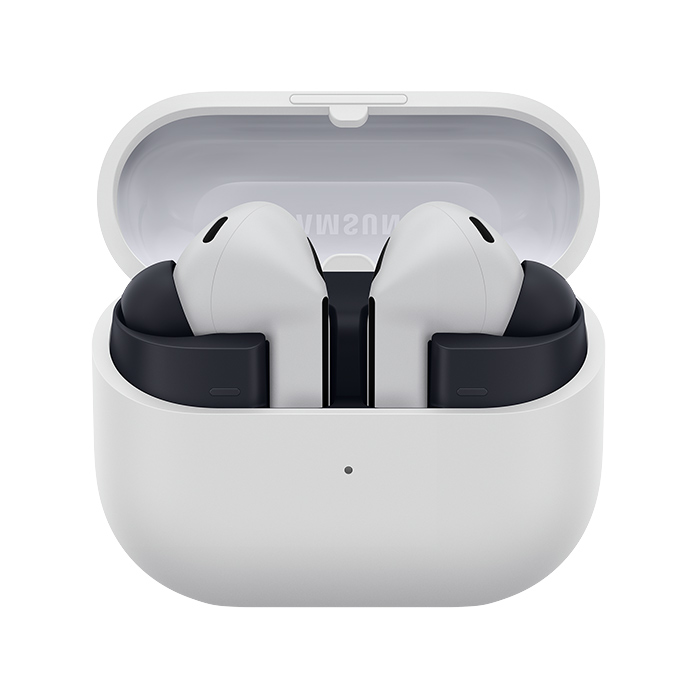 Galaxy Buds 3 FE na cor cinza