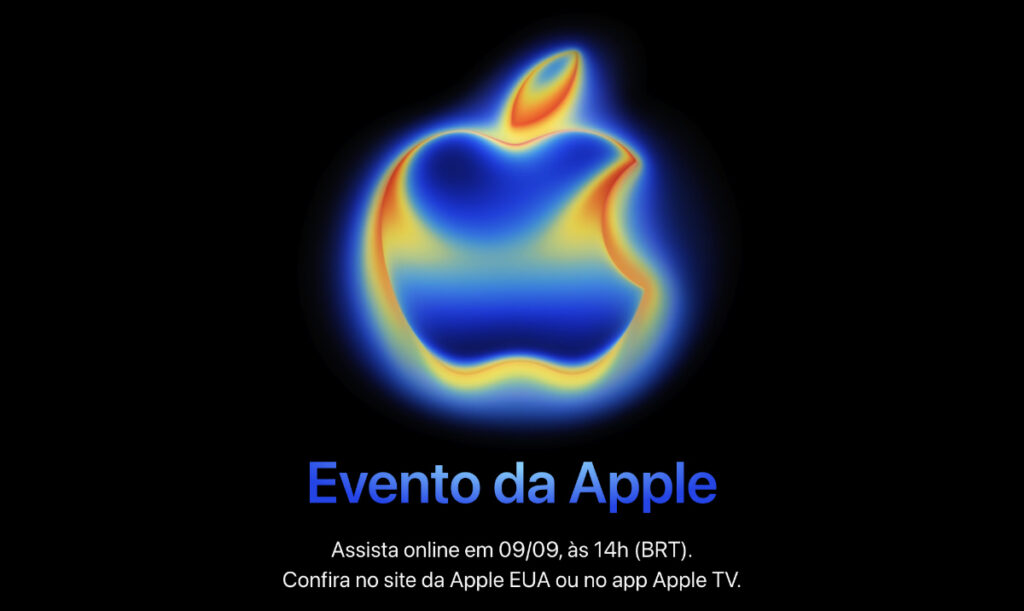 Convite para evento da Apple no próximo dia 9
