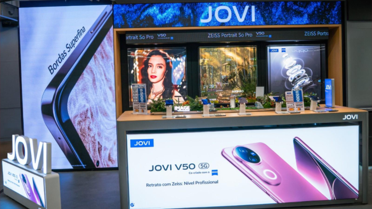 Jovi agora tem loja dentro da Casas Bahia para você pegar os celulares da marca nas mãos