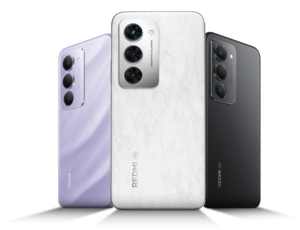 Redmi 15 5G estará disponível em roxo, branco e preto na Índia