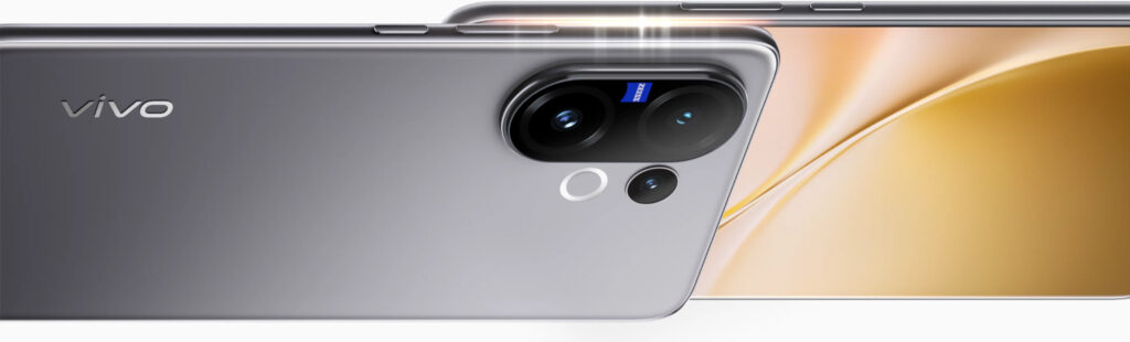 Vivo V60 cinza (Mist Gray)