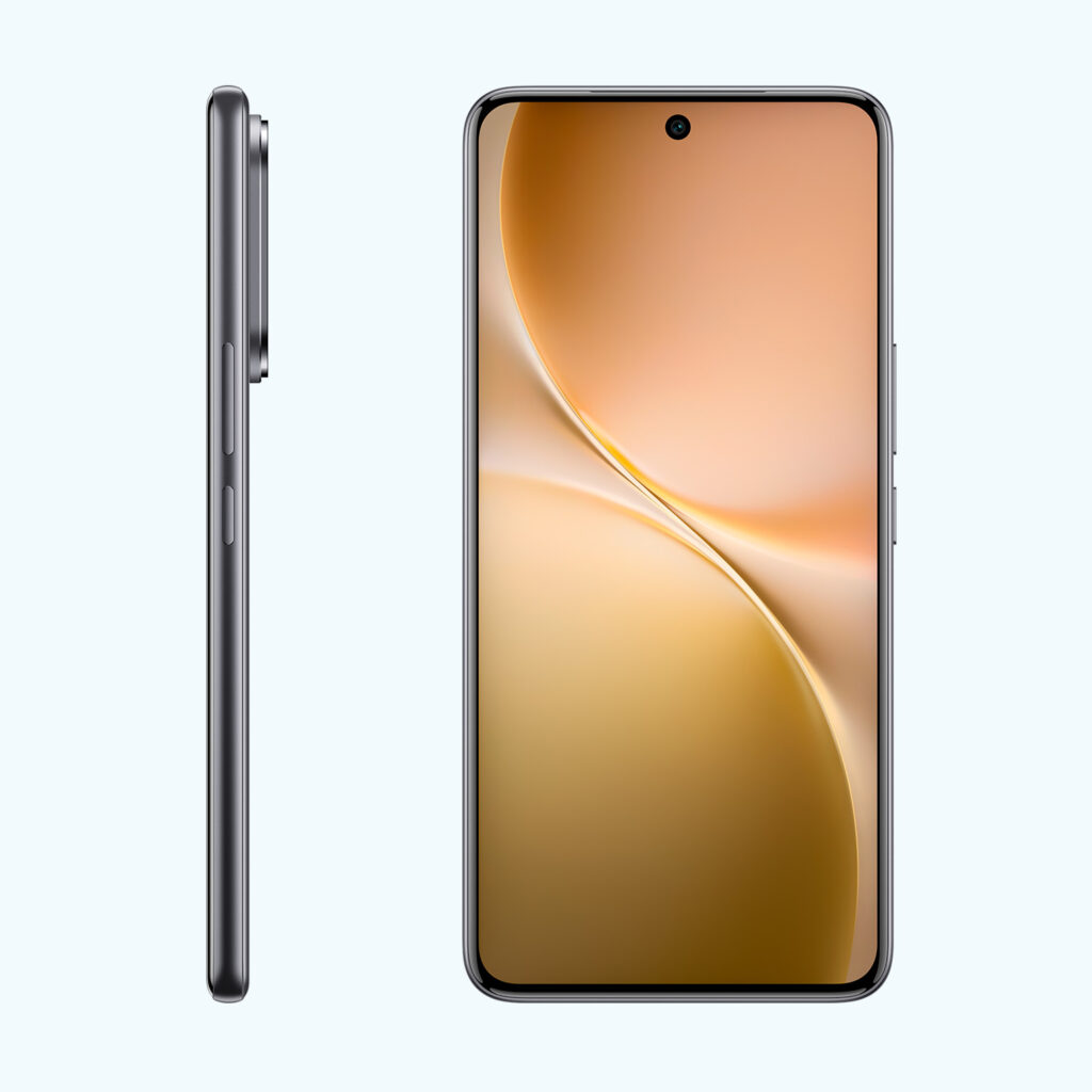 Vivo V60 cinza (Gray Mist)