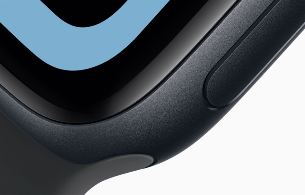 Detalhe do Watch SE 3 meia-noite