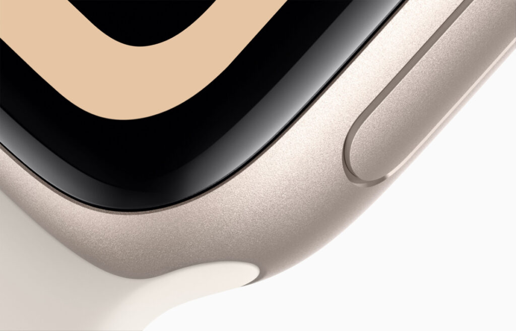 Detalhe do Watch SE 3 estelar