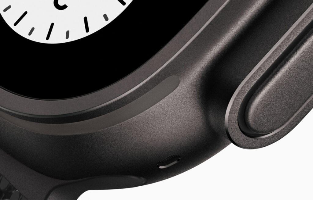 Detalhe do Watch Ultra 3 preto