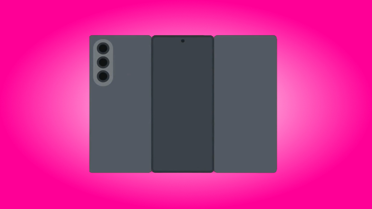 Desenho do Galaxy Z TriFold segundo a One UI 8