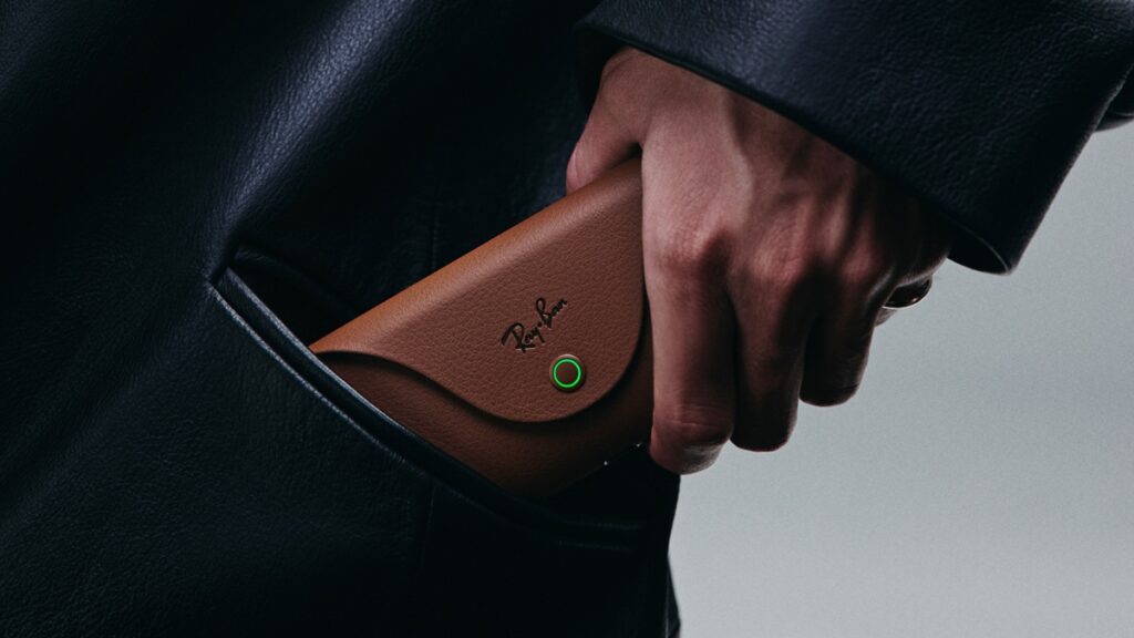Estojo de transporte tem carregamento para aumentar autonomia do Ray-Ban Meta Gen 2
