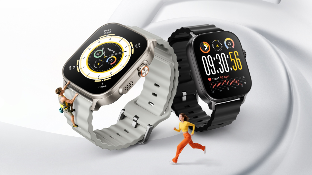 Realme Watch 5 é lançado com promessa de bateria para 20 dias e recursos anvaçados