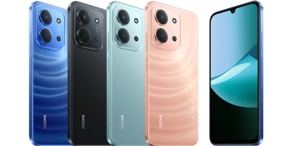 Redmi 15C 4G está disponível em quatro cores com visual de iPhone